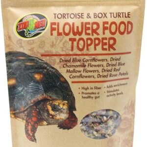 Zoomed flower topper turtle & tortoise food